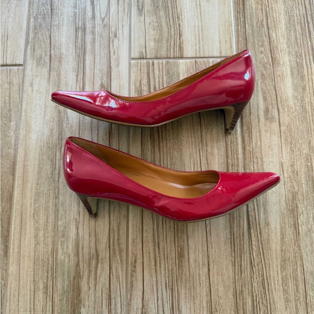 Cole Haan x Nike Air red Juliana pump Size 6B EUC